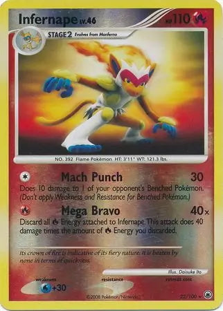 Majestic Dawn Infernape #22/100 reverse holo